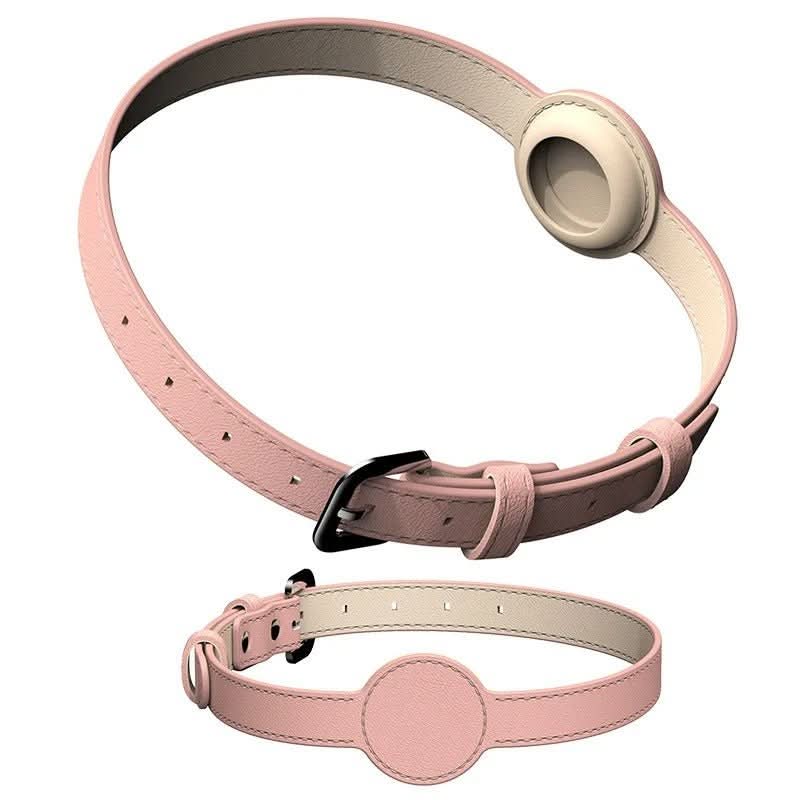EDOUARD – Elegant dog collar with AirTag holder &amp; weatherproof design