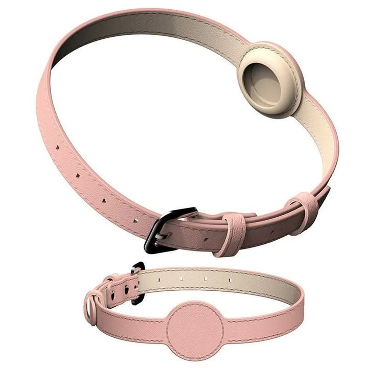 EDOUARD – Elegant dog collar with AirTag holder &amp; weatherproof design