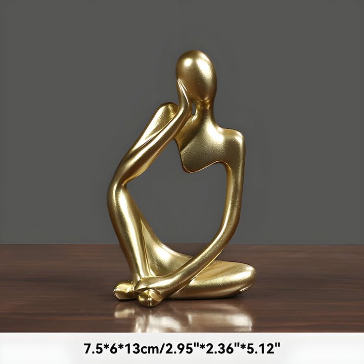 Abstract Thinker Sculpture Home Decor