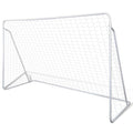 Steel Football Goal Set - 240 x 90 x 150 cm