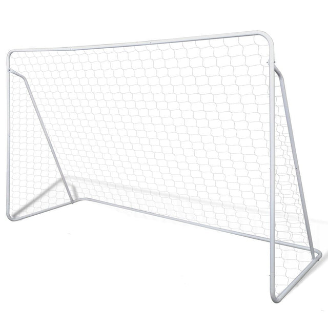 Steel Football Goal Set - 240 x 90 x 150 cm