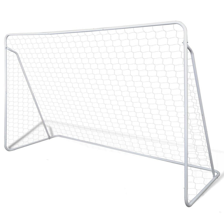 Steel Football Goal Set - 240 x 90 x 150 cm