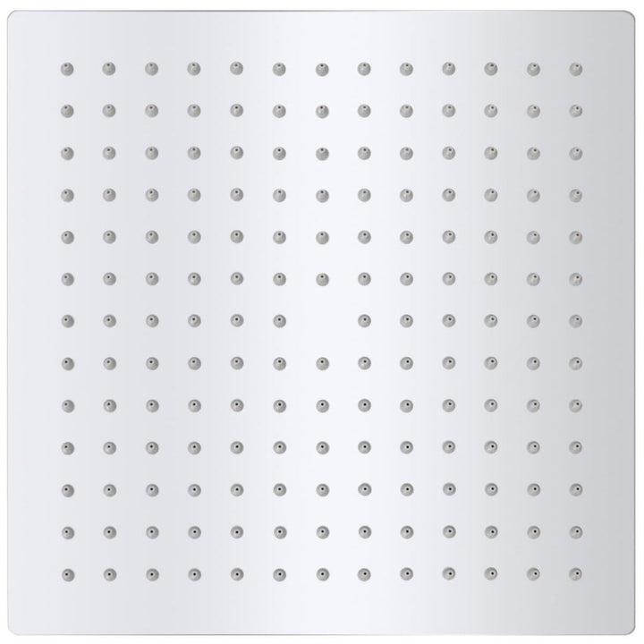 Stainless Steel Square Rain Shower Head - 25x25 cm