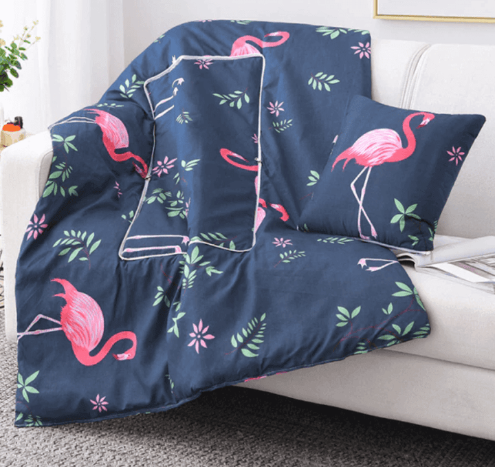2In1 colourful Cartoon Pillow Blanket