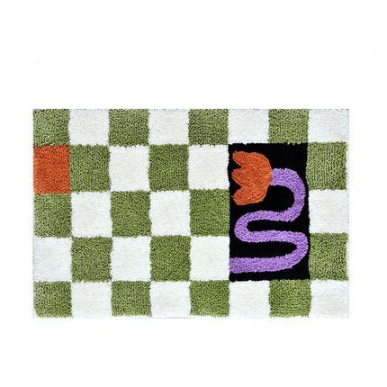Fluffy Chessboard Carpet