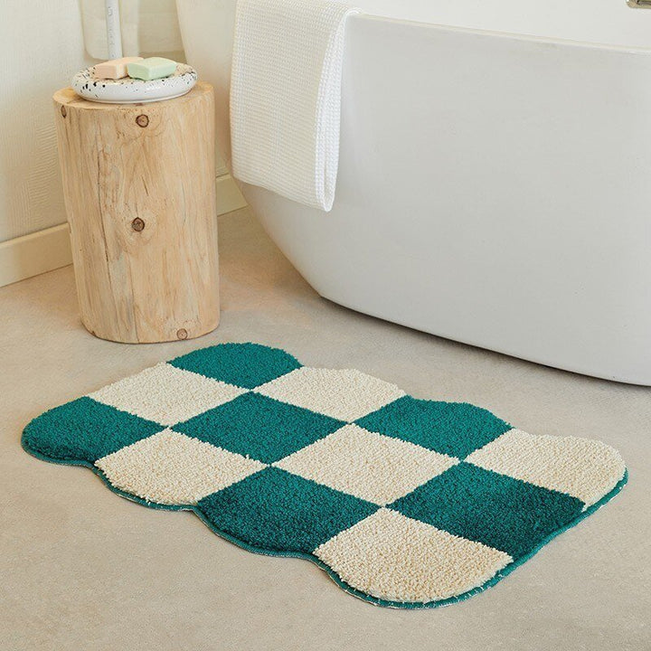 Fluffy Chessboard Carpet