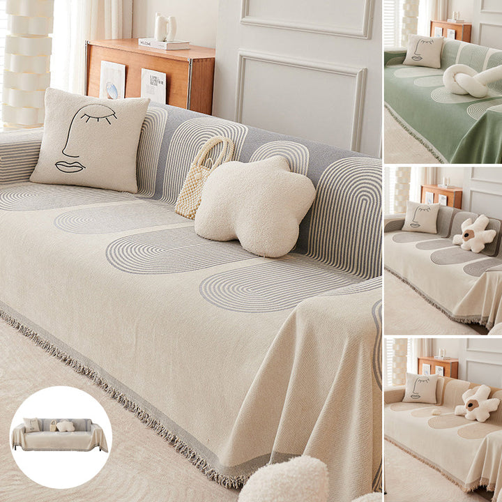 Double Sided Chenille Sofa Cover |