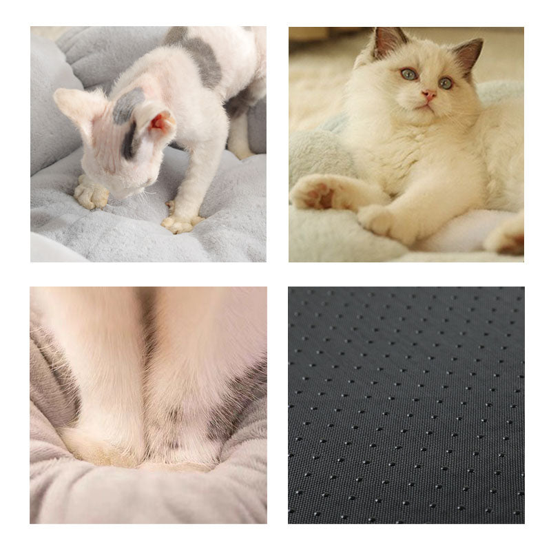 Deep Sleep Flower Shape Cat Bed