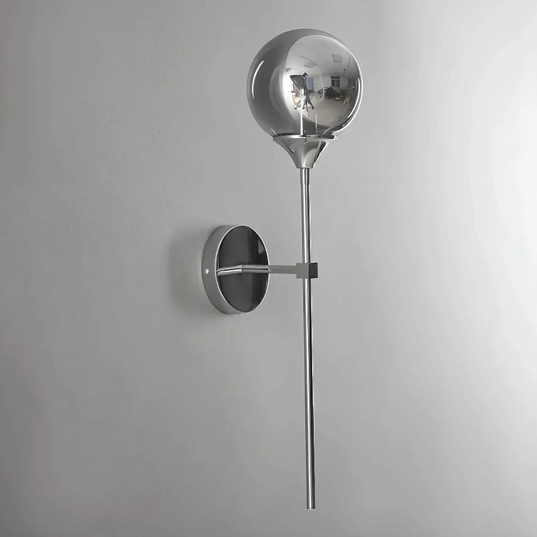 – Scandinavian modern glass wall lamp