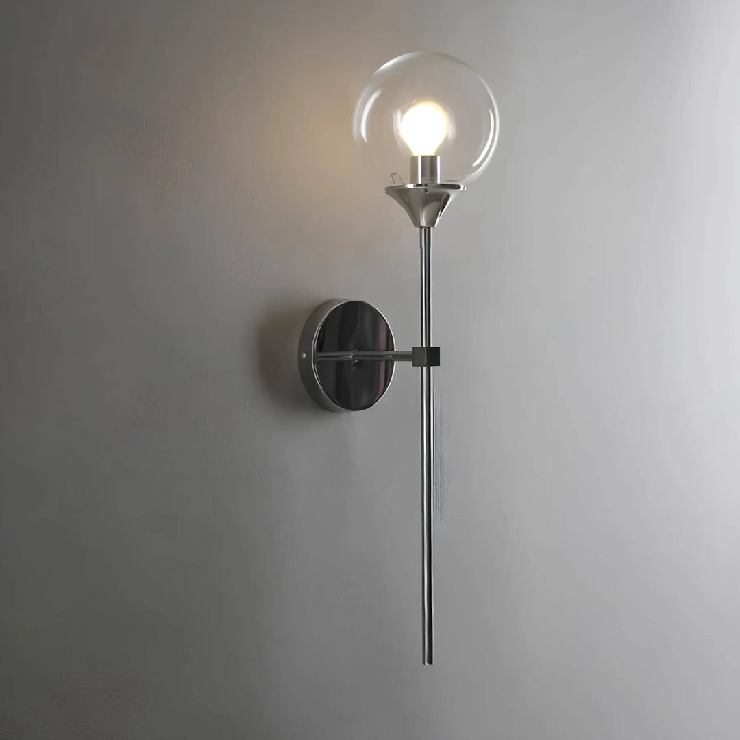 – Scandinavian modern glass wall lamp
