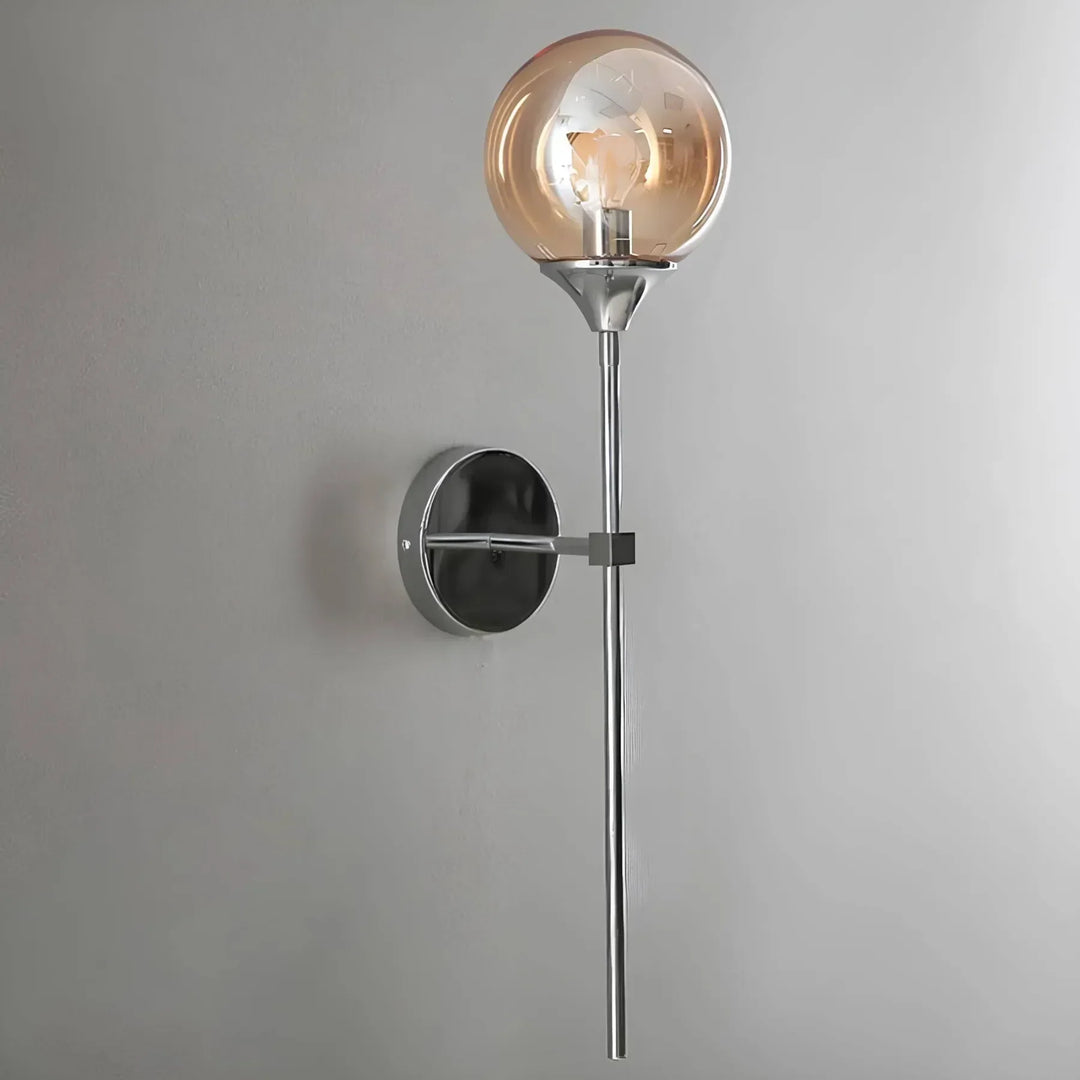– Scandinavian modern glass wall lamp