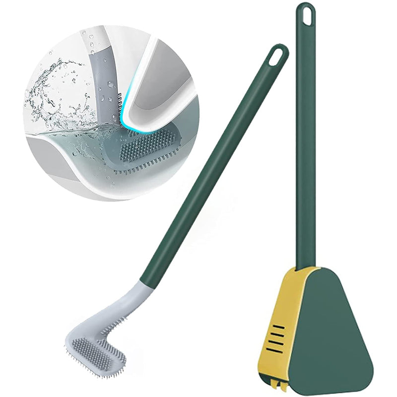 Longer Grip Flexible Silicone Golf Toilet Brush