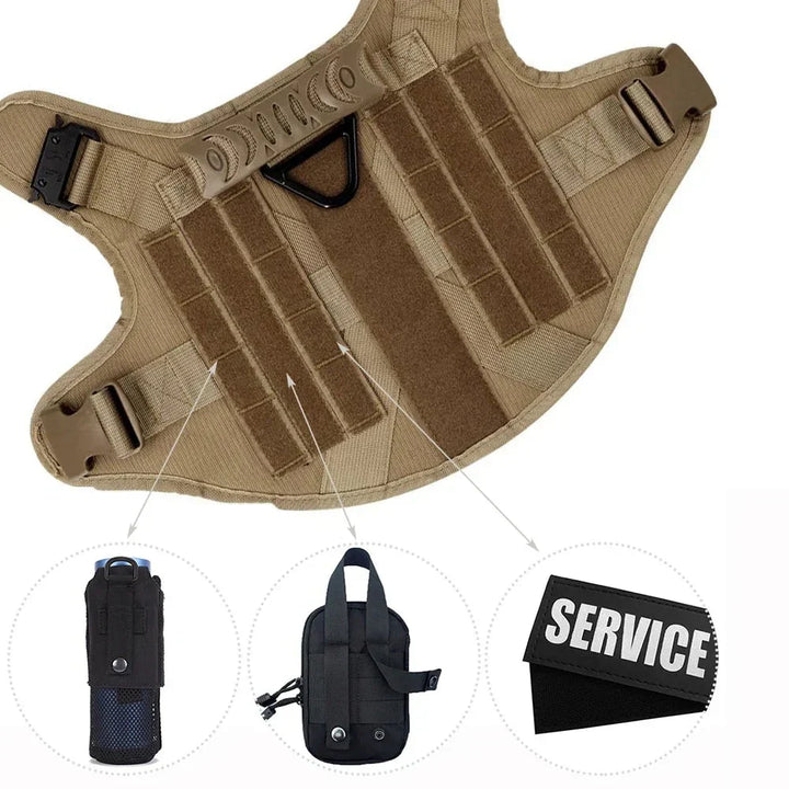 Guardian K9 – Adjustable Dog Training Harness with Control Handle