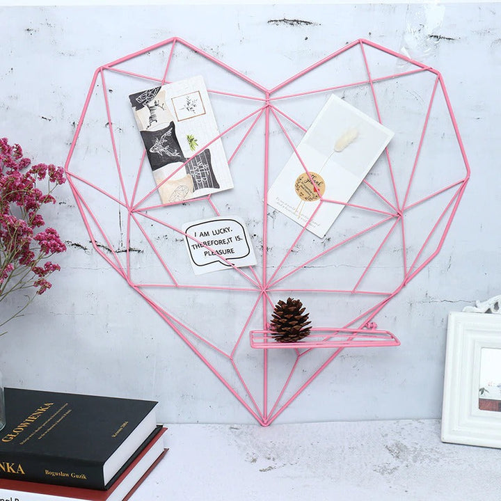 Heart Wire Photo Display