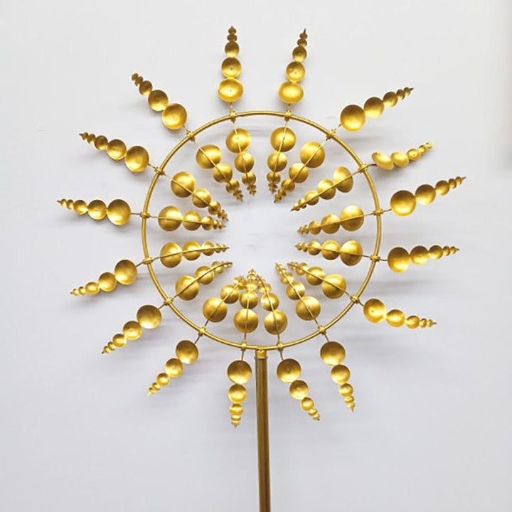 Unique and magical windmill made of metal | Magical kinetic metal sculpture