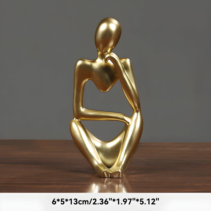 Abstract Thinker Sculpture Home Decor