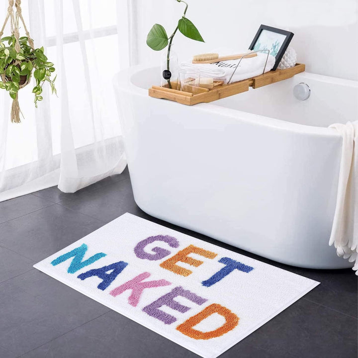 Get Naked Bath Mat – Soft tufted bathroom rug