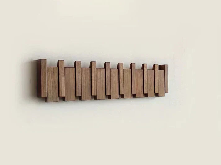 Wood Piano Style Wardrobe - Melodia