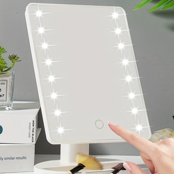 Makeup Mirror with LED Lights and Touch Control