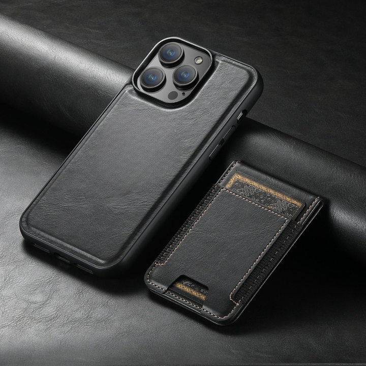 Leather Phone Case Card Holder Stand Cover