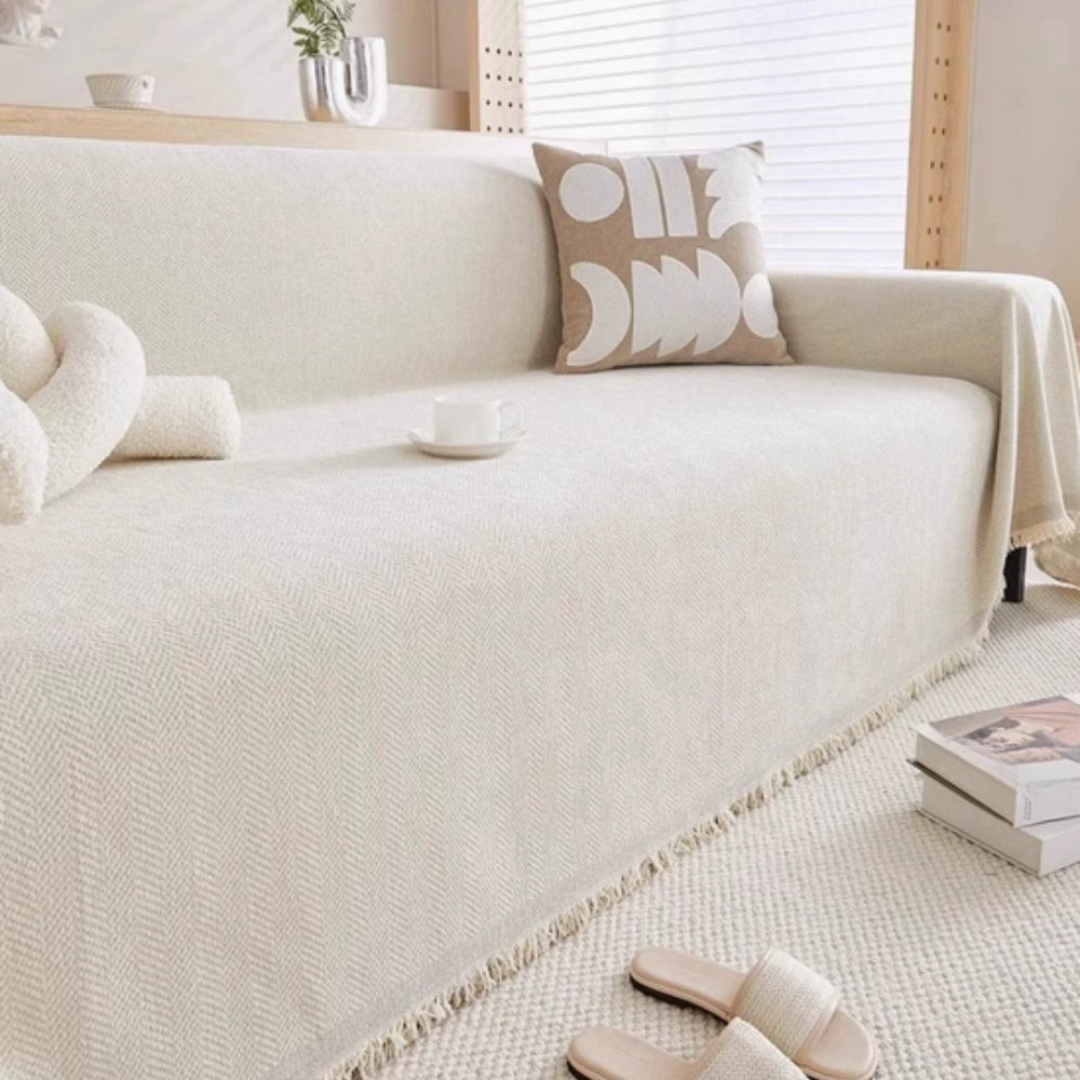 Sofa Cover Durable Chenille Fabric Protection
