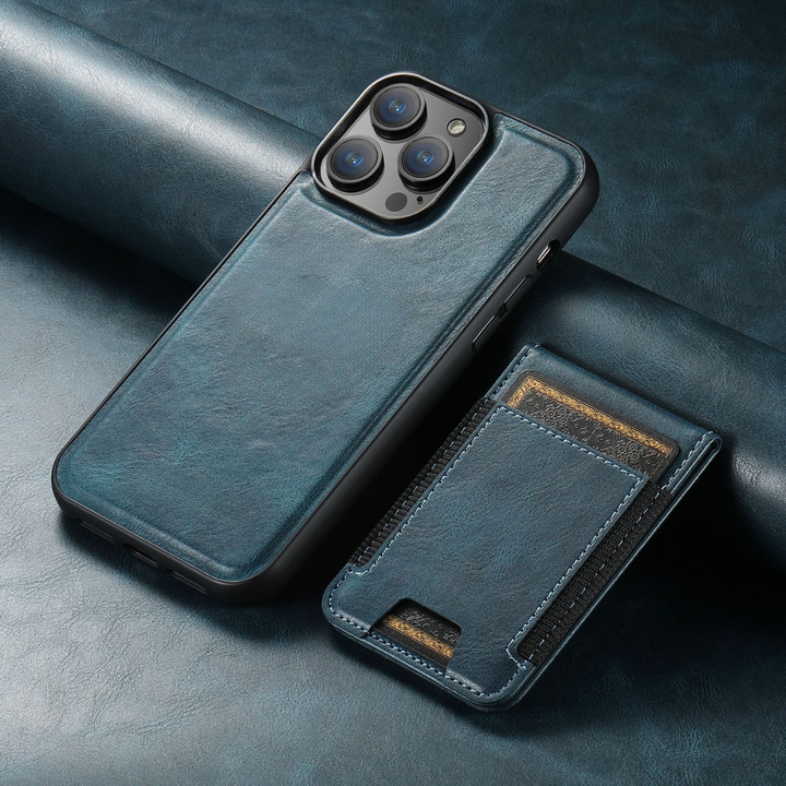 Leather Phone Case Card Holder Stand Cover