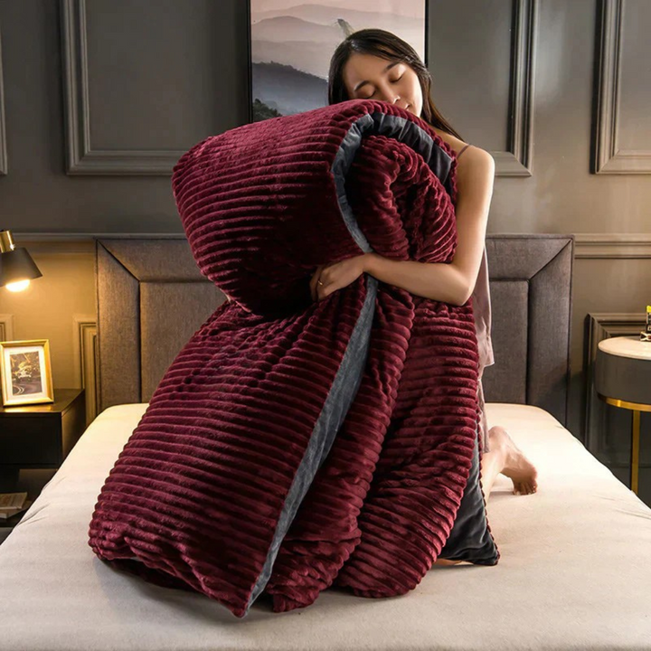Fleece Blanket Soft Warm Plush Bedding