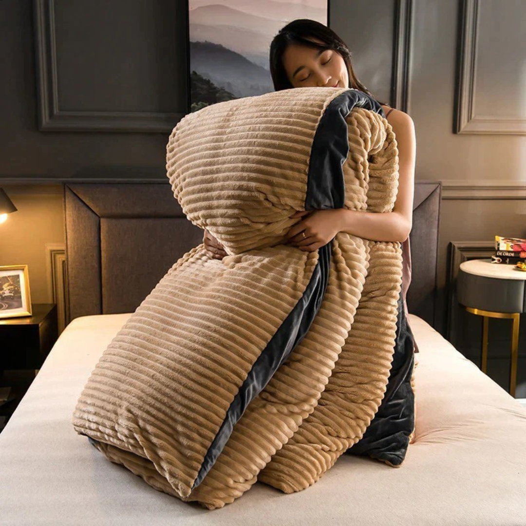 Fleece Blanket Soft Warm Plush Bedding