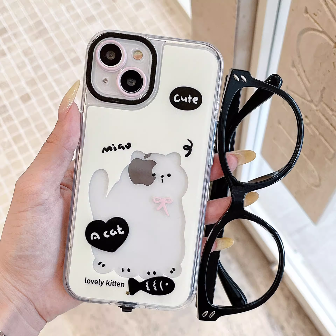 Neon Paws Cat Lover Luminous Phone Case