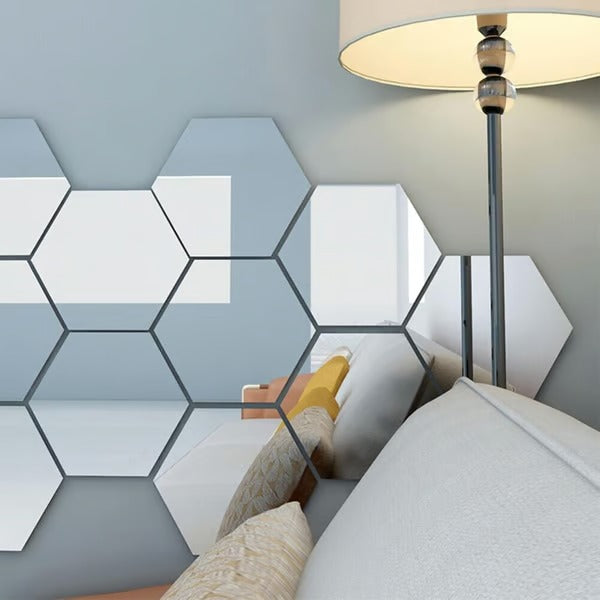 Flexible Mirror Sheets | Shatterproof PET Wall Mirror | Peel &amp; Stick Design | Lightweight &amp; Safe