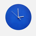 Small Blue Geometric Wall Clock