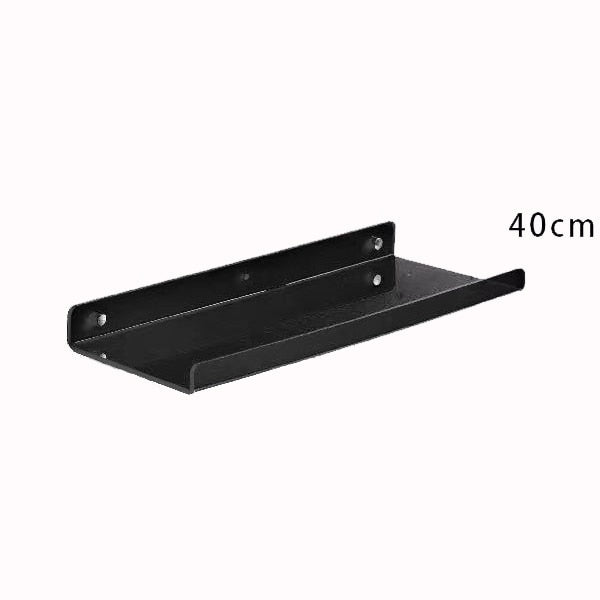 Invisible coloured wall-mounted floating shelves