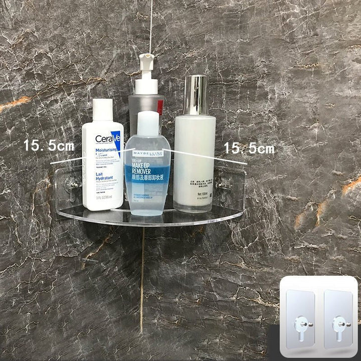 Invisible coloured wall-mounted floating shelves