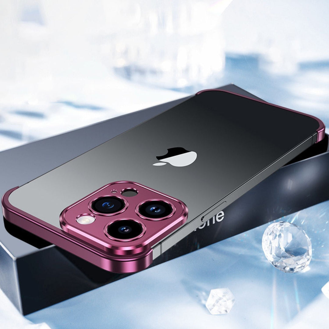 Ultra-Thin Metal Phone Case | Slim and Sturdy | Shockproof Protection for iPhone and Android |