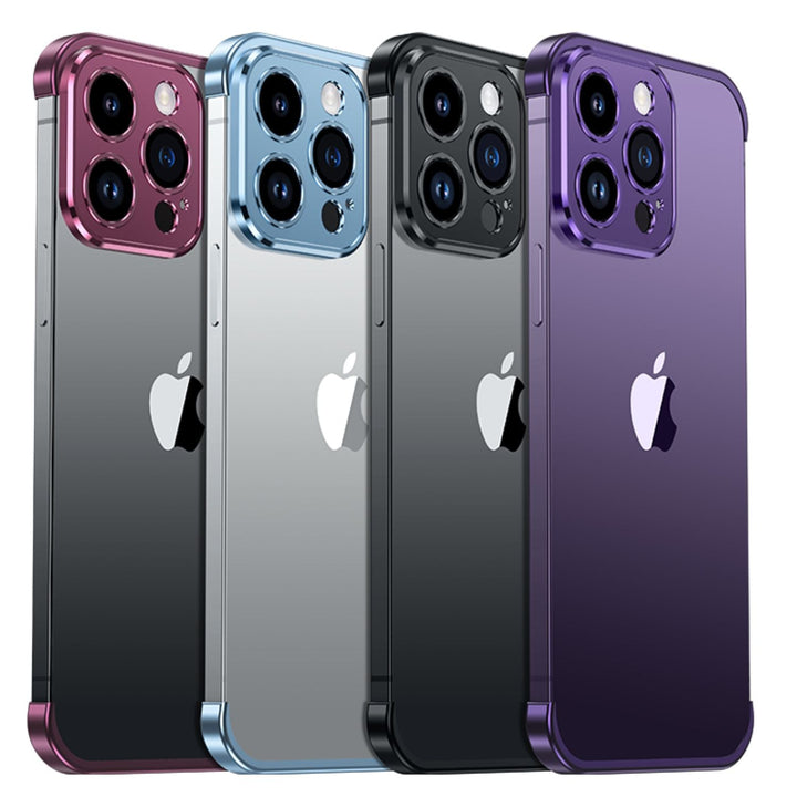 Ultra-Thin Metal Phone Case | Slim and Sturdy | Shockproof Protection for iPhone and Android |