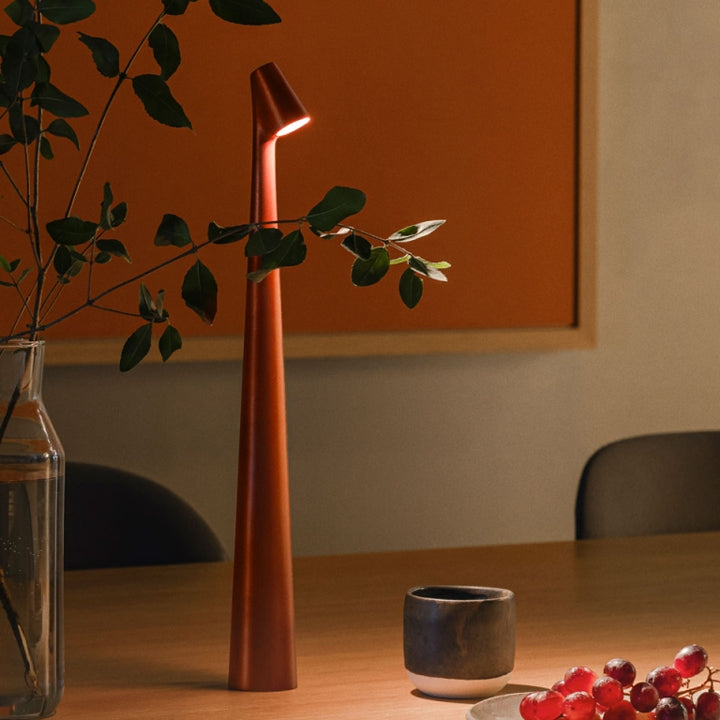 Sculpting table lamp