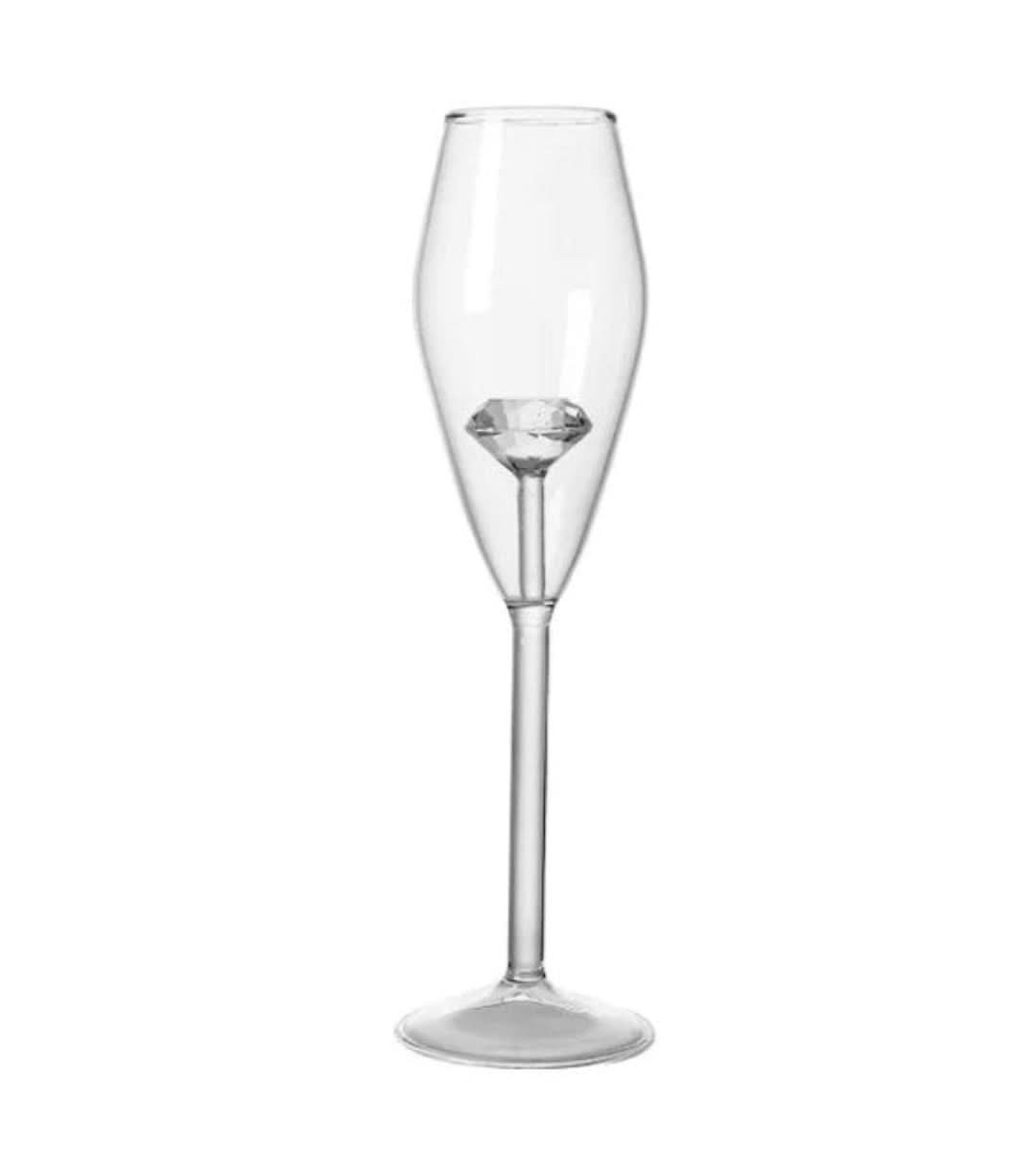 La Vie En Rose | Champagne Glass - Handmade