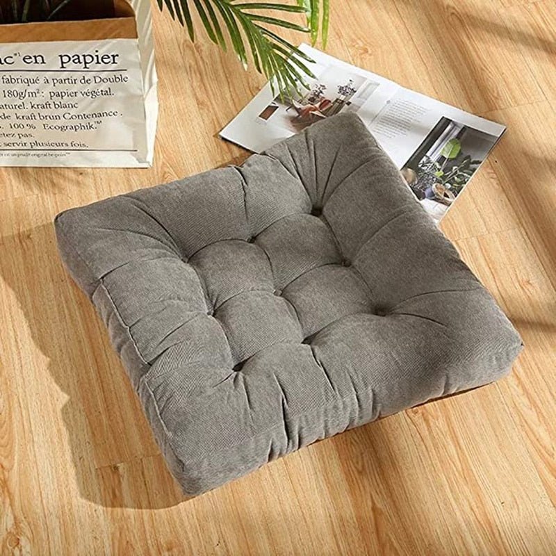 Large thick super soft corduroy floor cushion