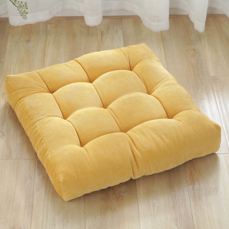 Large thick super soft corduroy floor cushion