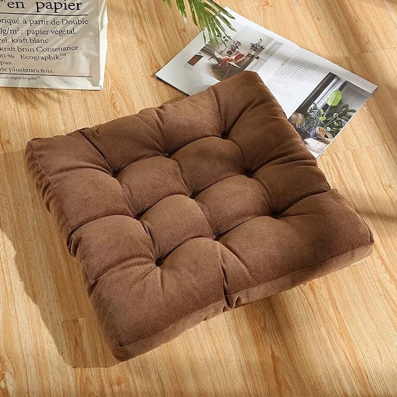 Large thick super soft corduroy floor cushion