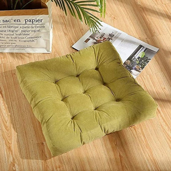 Large thick super soft corduroy floor cushion