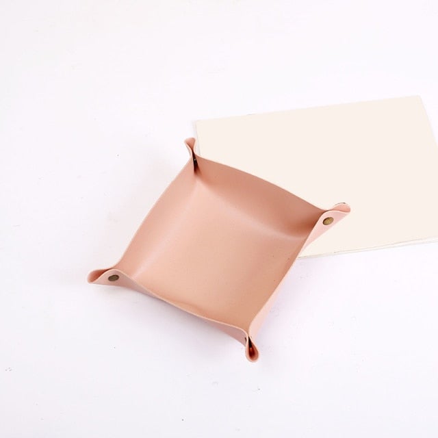 Leather Storage Tray