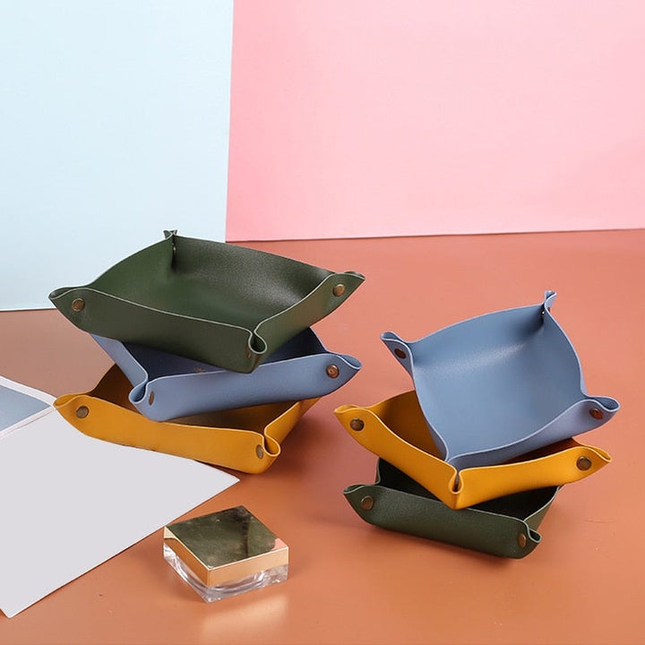 Leather Storage Tray