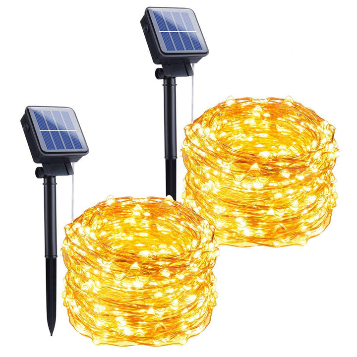 Solar string lights for outdoor use | Waterproof solar garden lights