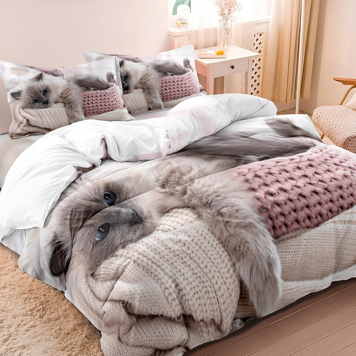 Luxury Vintage Duvet Cover Set – Breathable &amp; Hypoallergenic
