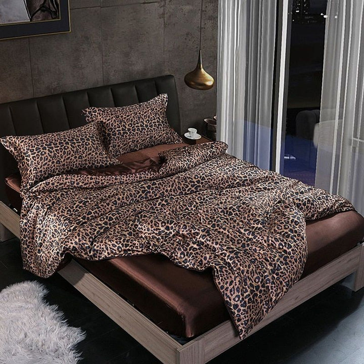 Luxury Silk/Satin Bedding Set (4-Piece) - SilkSleep