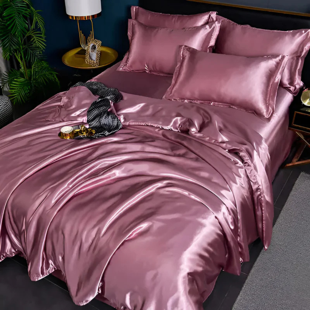 Silk Satin Duvet Cover Bedding Set