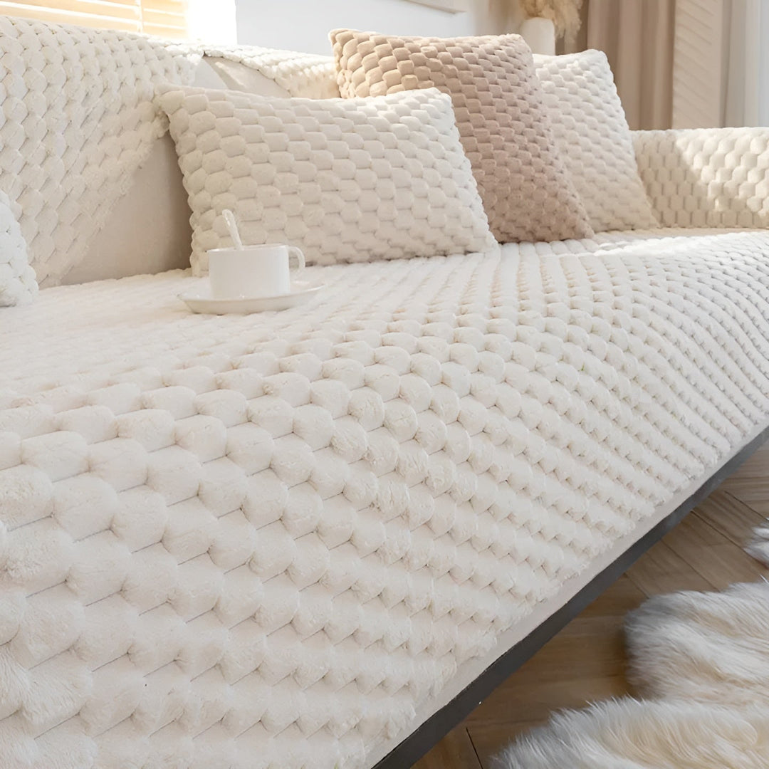 Luxury Velvet Sofa Cover - VeluLuxe