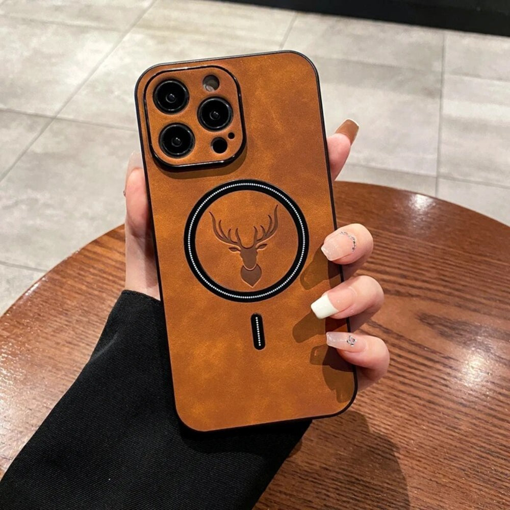 Leather Magnetic Protective Phone Case