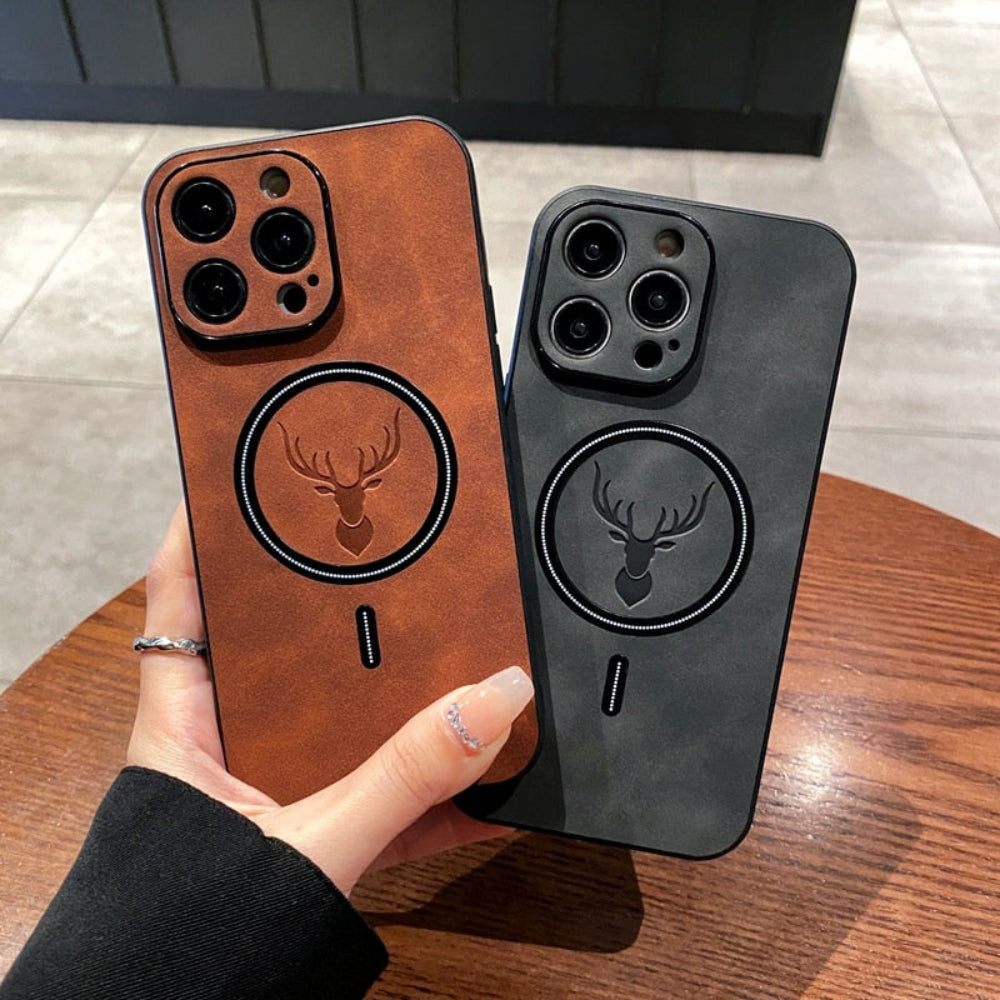 Leather Magnetic Protective Phone Case